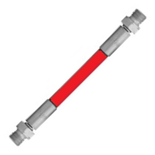 SEWER CLEANING HOSE 3600PSI RED C/W NPT/NPSM FITTINGS - 1IN X 183MTR