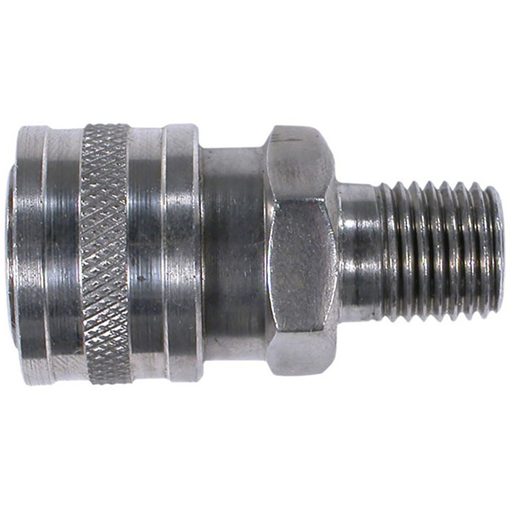 QC 1/4” NPT M STAINLESS TO 5000 PSI COUPLING