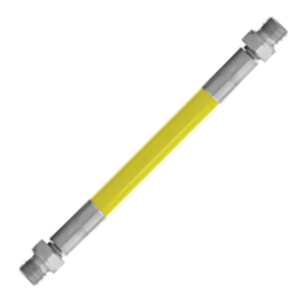 SEWER CLEANING HOSE 5000PSI YELLOW C/W MALE FITTINGS